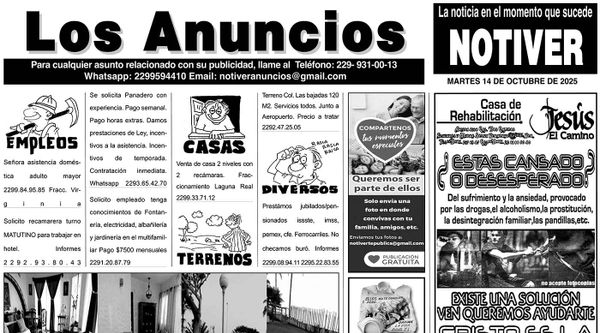 ...LOS ANUNCIOS, AVISOS Y DEMÁS! - MARTES, 14 DE OCTUBRE 2025