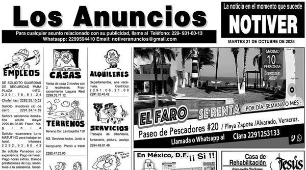 ...LOS ANUNCIOS, AVISOS Y DEMÁS! - MARTES, 21 DE OCTUBRE 2025