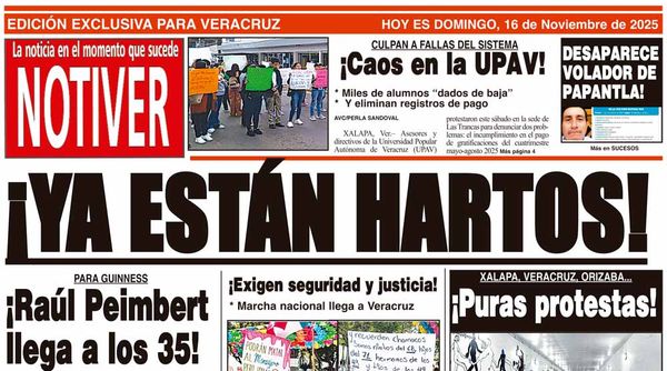 LA PORTADA - DOMINGO 16 DE NOVIEMBRE 2025