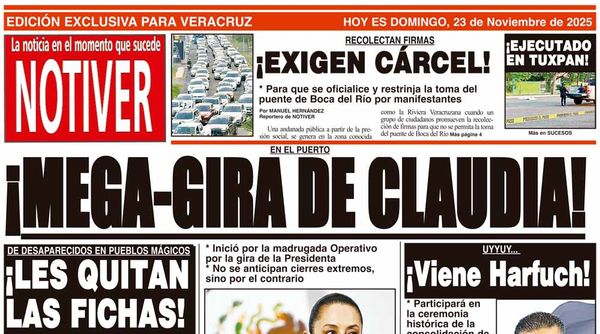 LA PORTADA - DOMINGO 23 DE NOVIEMBRE 2025