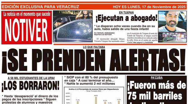 LA PORTADA - LUNES 17 DE NOVIEMBRE 2025