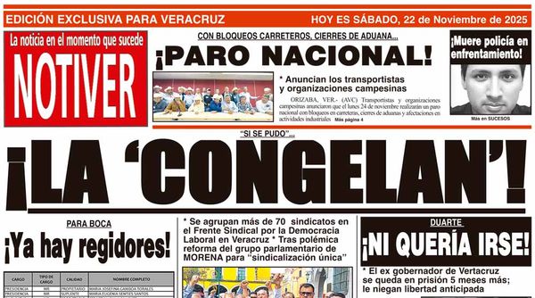 LA PORTADA - SÁBADO 22 DE NOVIEMBRE 2025