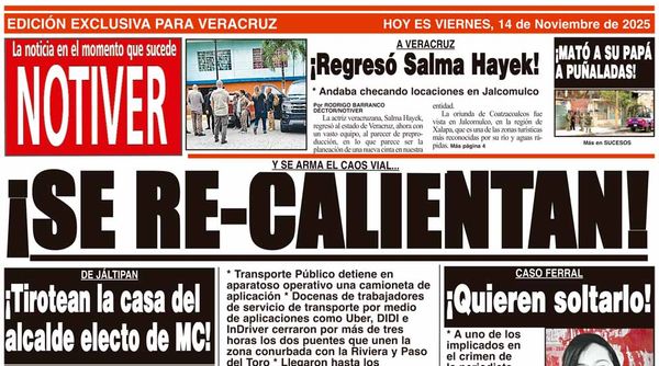 LA PORTADA - VIERNES 14 DE NOVIEMBRE 2025