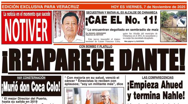LA PORTADA - VIERNES 7 DE NOVIEMBRE 2025