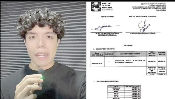 ¡MORENA DICE QUE JOVEN CONVOCANTE DE MARCHA GEN-Z TRABAJA PARA EL PAN!