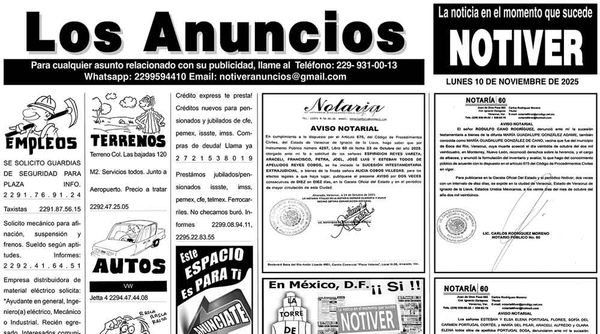 ...LOS ANUNCIOS, AVISOS Y DEMÁS! - LUNES, 10 DE NOVIEMBRE 2025