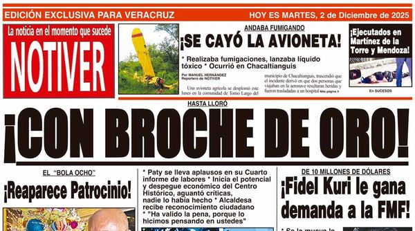 LA PORTADA - MARTES 2 DE DICIEMBRE 2025