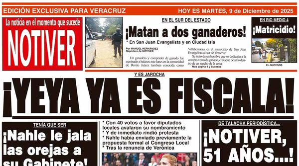 LA PORTADA - MARTES 9 DE DICIEMBRE 2025