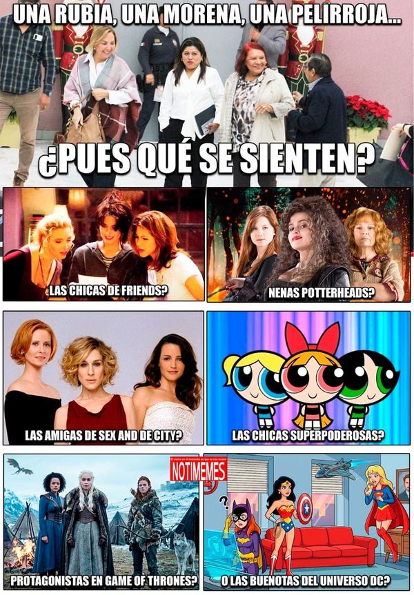 NOTI-MEME | - UNA RUBIA, UNA MORENA, UNA PELIRROJA...