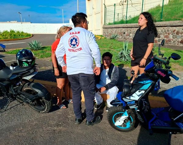 ¡TRABAJADOR DE CHEDRAUI LESIONADO EN EL BULEVAR FIDEL VELÁZQUEZ!