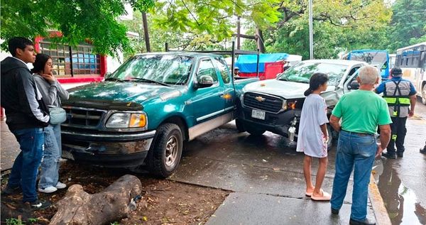 ¡FUERTE TRANCAZO EN LA AVENIDA DÍAZ MIRÓN!