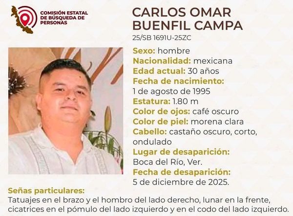 ¡BOQUEÑO DESAPARECIÓ EL 5 DE DICIEMBRE!