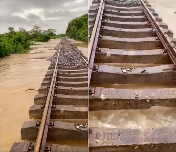 ¡DURMIENTES CHAFAS! - *Y el balasto, han colapsado y erosionado con inundaciones, Notiver lo reportó en agosto