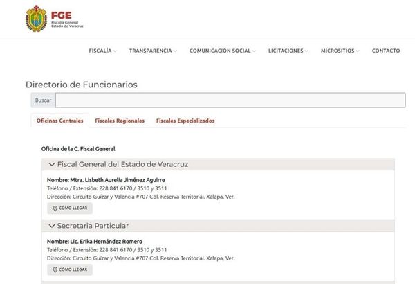 ¡Y LA ACTUALIZAN! - *Yeya ya está en el directorio de la FGE