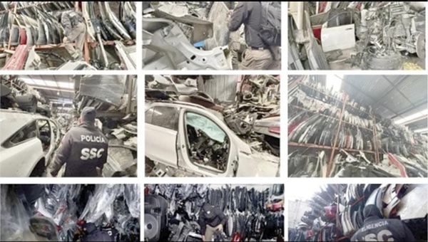 ¡ASEGURAN MIL 863 TONELADAS DE AUTOPARTES EN CDMX!
