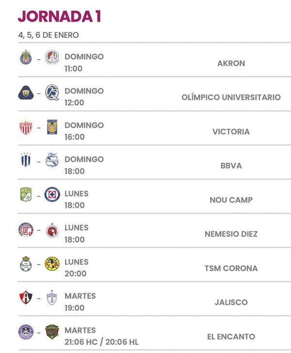 ¡EL CLAUSURA 2026 DE LA LIGA FEMENIL ESTÁ LISTO!
