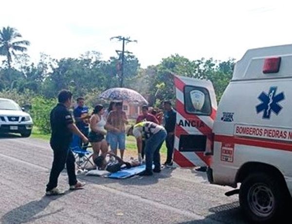 ¡DOS HERIDOS EN DERRAPÓN DE MOTO EN EL COCUITE!