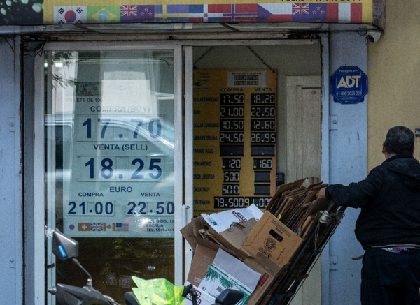 ¡EL PESO COMIENZA LA SEMANA CON PÉRDIDAS!