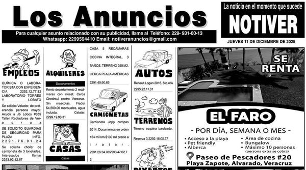 ...LOS ANUNCIOS, AVISOS Y DEMÁS! - JUEVES, 11 DE DICIEMBRE 2025