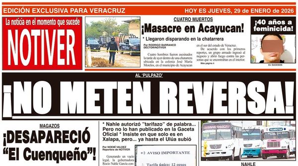 LA PORTADA - JUEVES 29 DE ENERO 2026