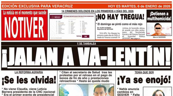 LA PORTADA - MARTES 6 DE ENERO 2026