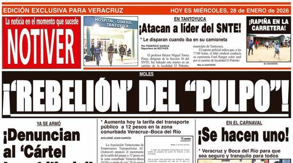 LA PORTADA - MIÉRCOLES 28 DE ENERO 2026