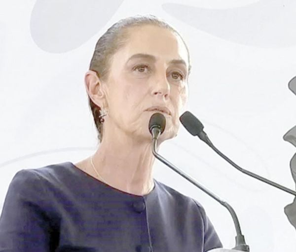 ¡SHEINBAUM: “HAY ALGO QUE NO SE NEGOCIA Y ES LA SOBERANÍA”! - *La presidenta afirmó que "no sirve de nada más violencia" y sostuvo que se redujo a la mitad el tráfico de fentanilo a la frontera.