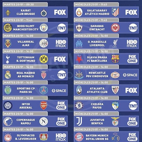 ¡HOY EN LA CHAMPIONS!