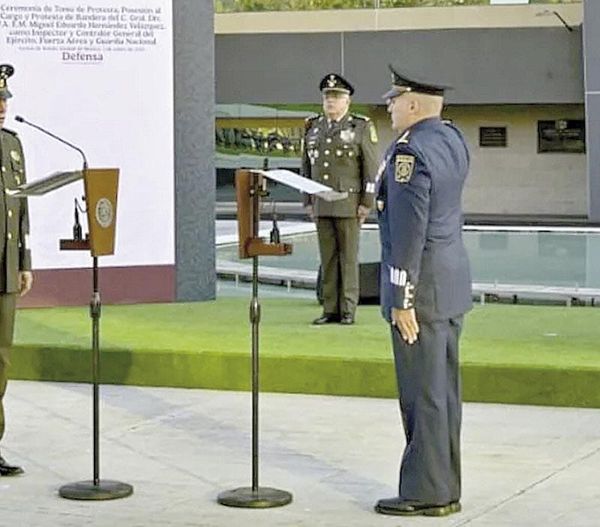 ¡NOMBRAN A MIGUEL HERNÁNDEZ VELÁZQUEZ INSPECTOR Y CONTRALOR DEL EJÉRCITO, FUERZA AÉREA Y DE LA GN!