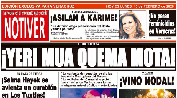 LA PORTADA - LUNES 16 DE FEBRERO 2026