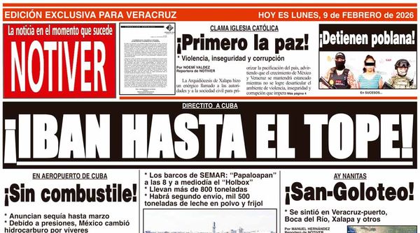 LA PORTADA - LUNES 9 DE FEBRERO 2026