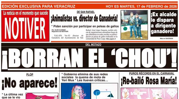 LA PORTADA - MARTES 17 DE FEBRERO 2026