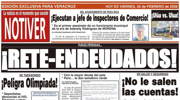 LA PORTADA - VIERNES 20 DE FEBRERO 2026