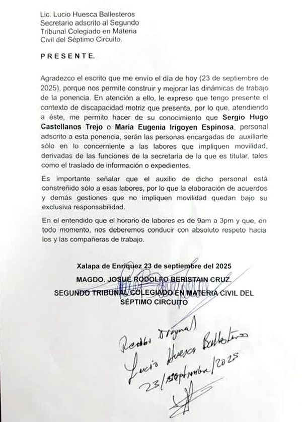 ¡QUE NO HAY DISCRIMINACIÓN EN EL PODER JUDICIAL!