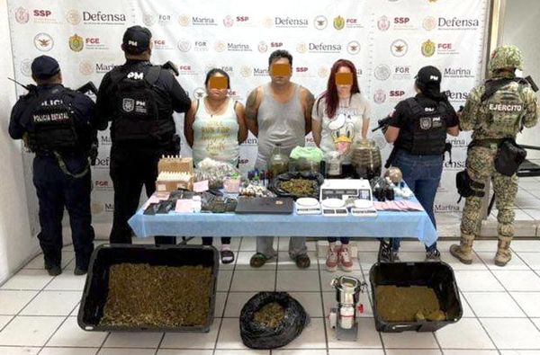 ¡TRES NARKIKIRIS DETENIDOS EN CATEO DE FUERZAS FEDERALES Y ESTATALES EN XALAPA!