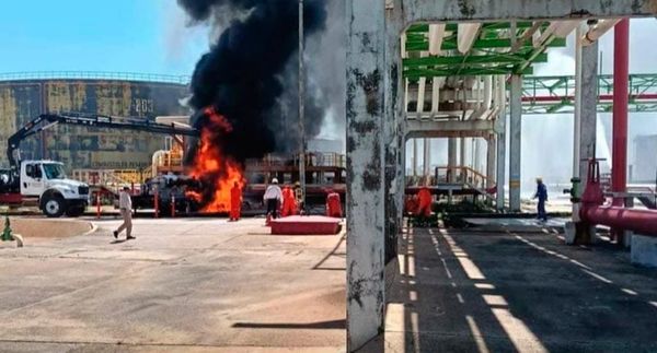 ¡EMERGENCIA EN PEMEX! - SE PRENDE DUCTO EN PAJARITOS