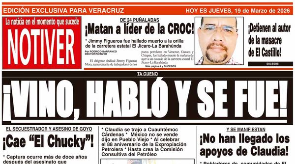 LA PORTADA - JUEVES 19 DE MARZO 2026