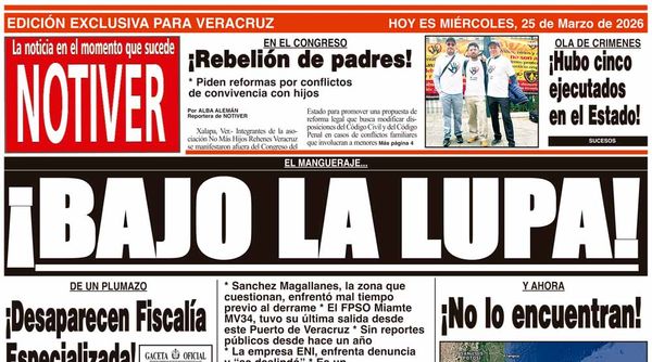 LA PORTADA - MIÉRCOLES 25 DE MARZO 2026