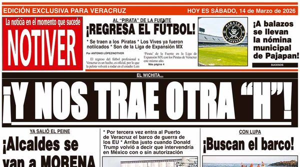 LA PORTADA - SÁBADO 14 DE MARZO 2026