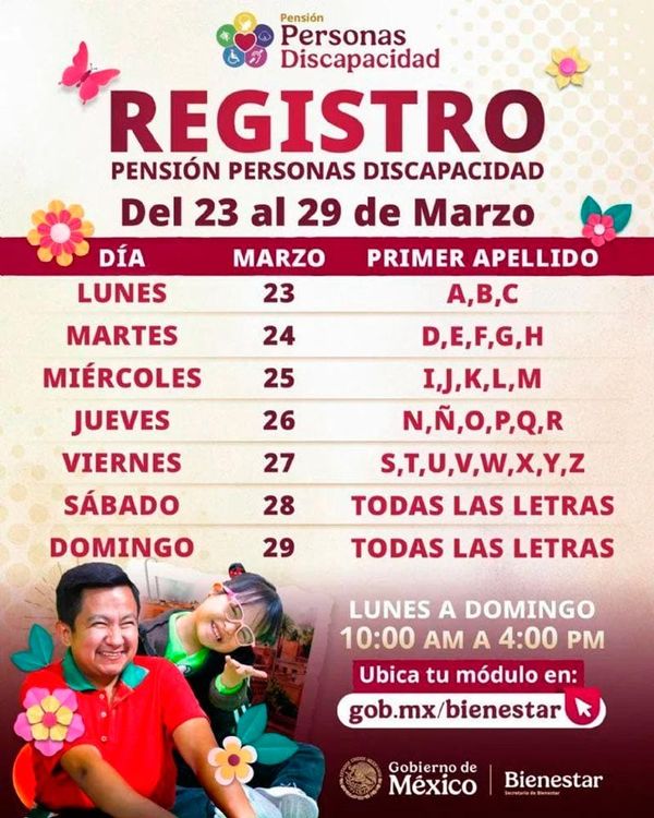 ¡AHORA BECAS PARA DISCAPACITADOS! - *Del 23 al 29 de marzo las solicitudes