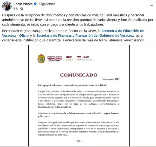 ¡LES VAN A PAGAR! - A LOS MAESTROS DEL UPAV