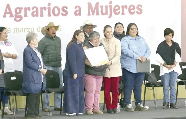 ¡PROMETE CSP ENTREGAR 150 MIL TÍTULOS AGRARIOS A MUJERES!