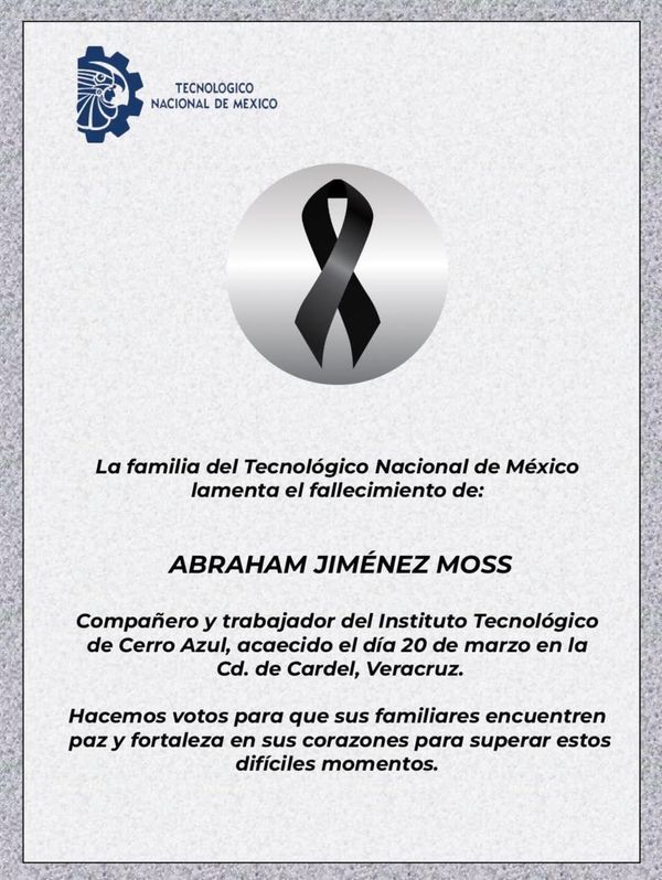 ¡CONSTERNACIÓN POR MUERTE DE MAESTRA!