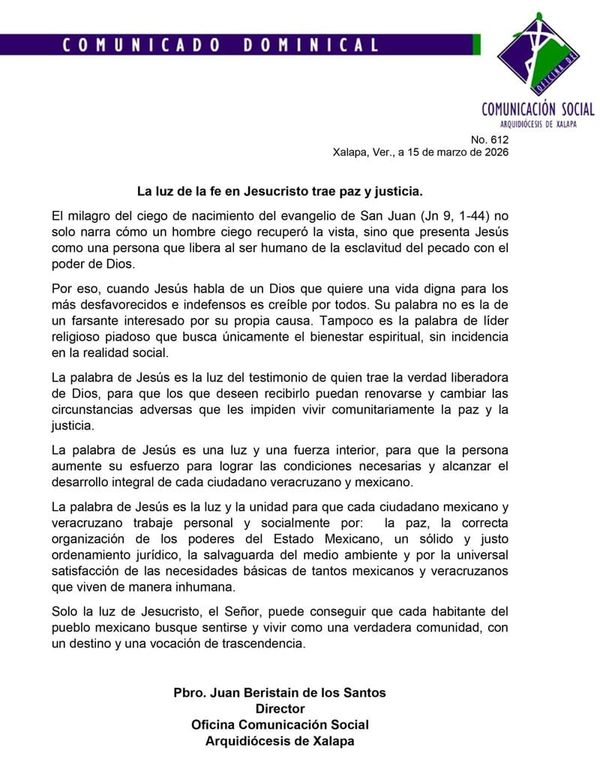 ¡IGLESIA LLAMA A TRABAJAR!