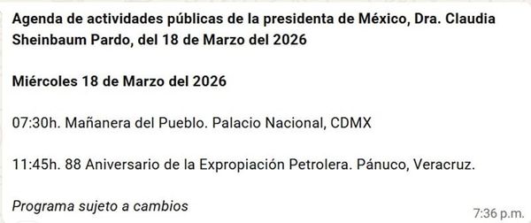 ¡VIENE CLAUDIA! - *A Pánuco este viernes