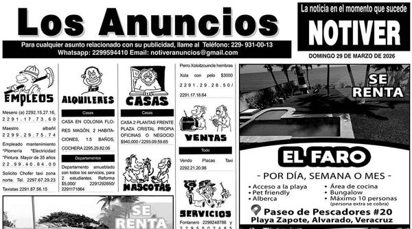 ...LOS ANUNCIOS, AVISOS Y DEMÁS! - DOMINGO, 29 DE MARZO 2026
