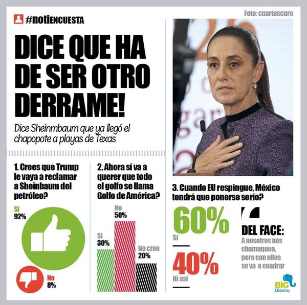 LA ENCUESTA | - DICE QUE HA DE SER OTRO DERRAME!