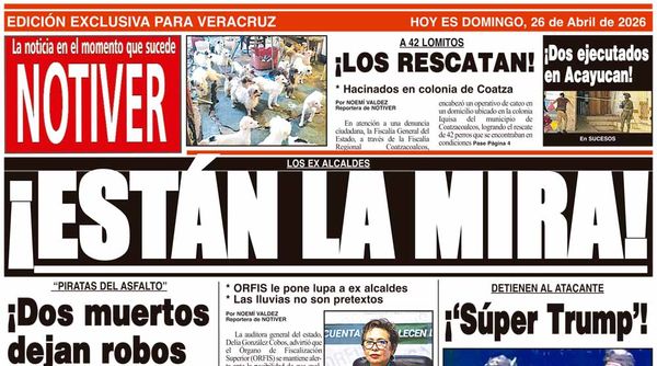 LA PORTADA - DOMINGO 26 DE ABRIL 2026