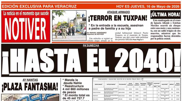 LA PORTADA - JUEVES 16 DE ABRIL 2026