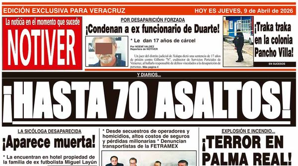 LA PORTADA - JUEVES 9 DE ABRIL 2026
